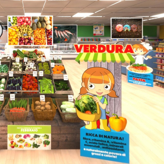 La spesa virtuale al supermercato